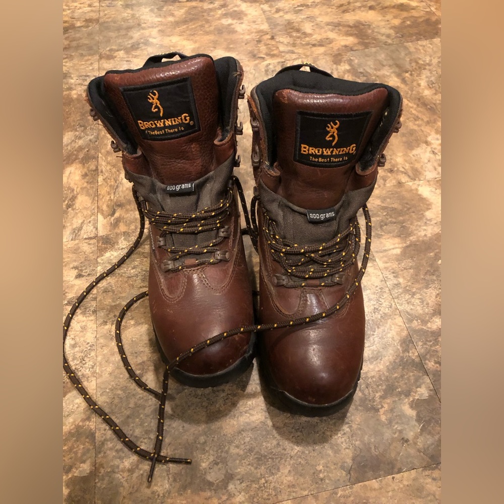 Browning Hiking/Hunting Leather Boots Women’s 7 Gem